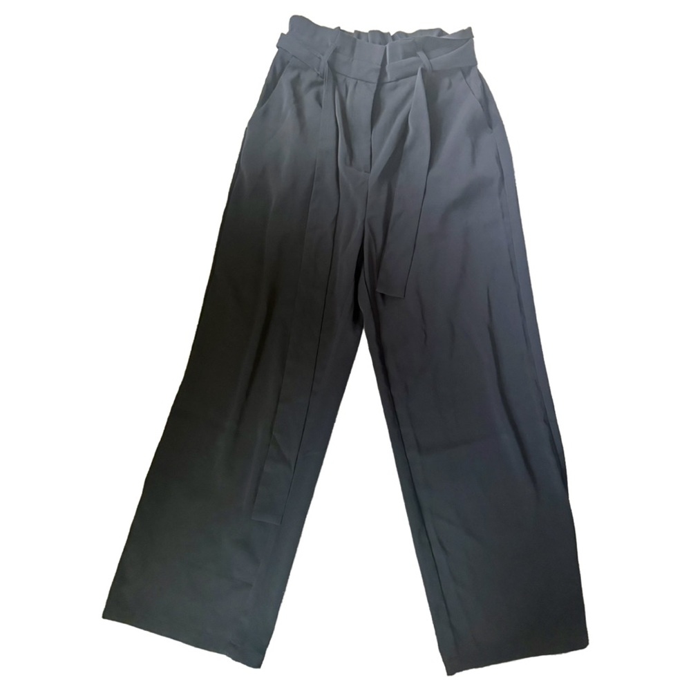 Halara Paper Bag High Waisted Belted Pocket Wide Leg Work Pants